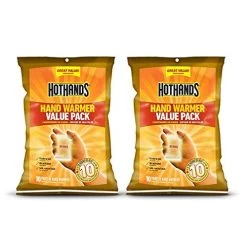 HotHands Hand Warmers - Long Lasting Safe Natural Odorless Air Activated Warmers - Up To 10 Hours Of Heat - 20 Pair Value Pack