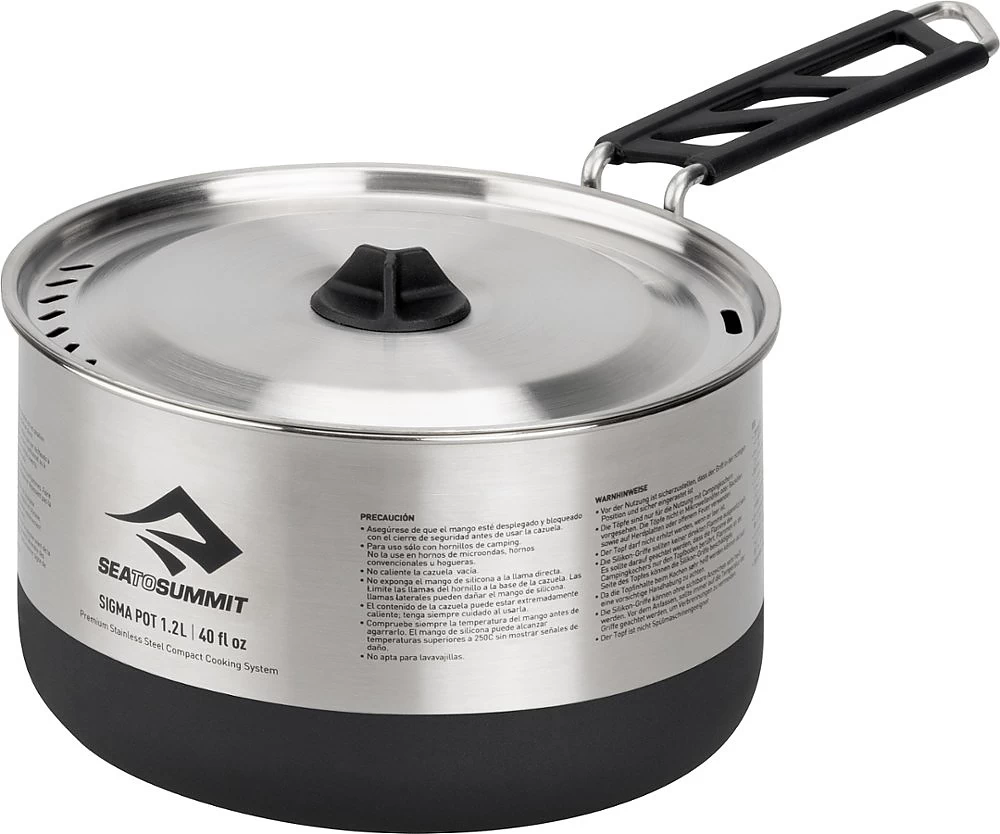 Sea To Summit Sigma Stainless Steel Pot 2 Sea To Summit Sigma Stainless Steel Pot - Image 2