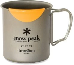 Snow Peak Titanium Single Wall 600 Cup -Professional Outdoor Equipment Store 1000 624