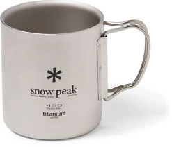 Snow Peak Ti-Double 450 Cup -Professional Outdoor Equipment Store 1000 628