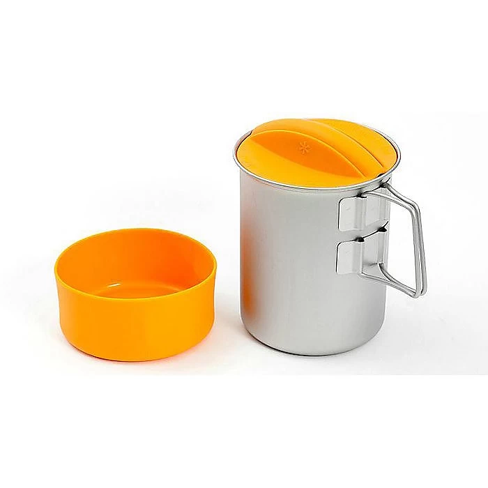 Snow Peak Hybrid Summit Solo Titanium Cookset 2 Snow Peak Hybrid Summit Solo Titanium Cookset - Image 2