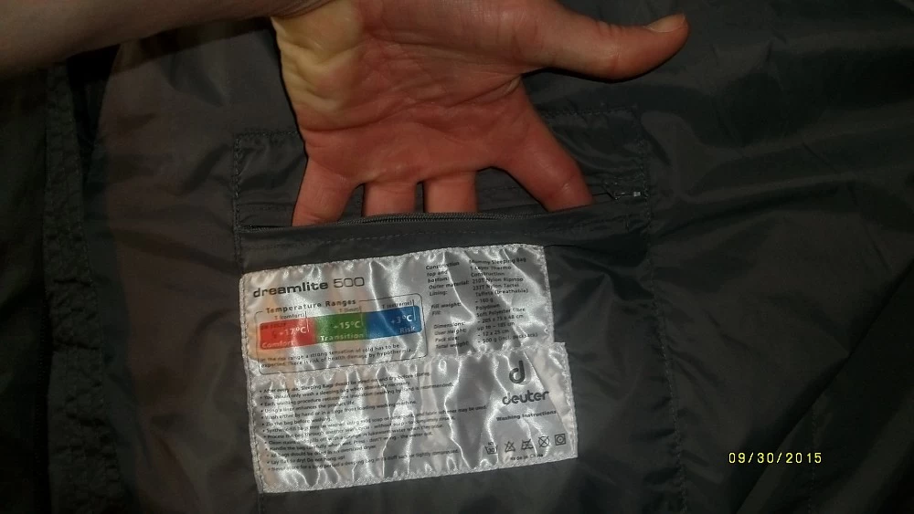 Deuter DreamLite 500 4 Deuter DreamLite 500 - Image 4