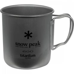 Snow Peak Titanium Single Wall 600 Cup -Professional Outdoor Equipment Store 6359 1