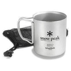 Snow Peak Ti-Double 450 Cup -Professional Outdoor Equipment Store 659999