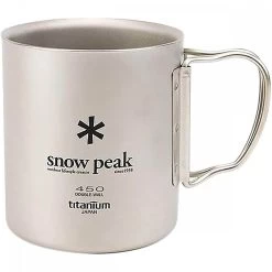 Snow Peak Ti-Double 450 Cup -Professional Outdoor Equipment Store 7870