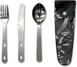 Texsport Knife, Fork, And Spoon Set