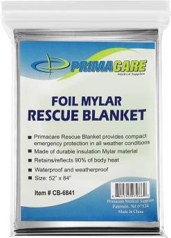 Prima-Care Medical Supplies Foil Mylar Rescue Blanket