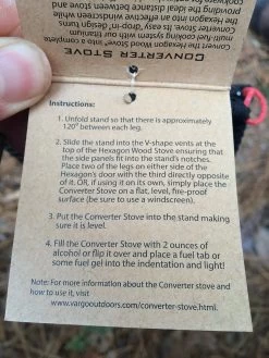 Vargo Converter Stove -Professional Outdoor Equipment Store IMG 1238 1