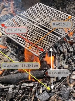 Vargo Titanium BiFold Grill -Professional Outdoor Equipment Store IMG 4299