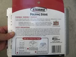 Sterno Portable Folding Stove -Professional Outdoor Equipment Store IMG 7348