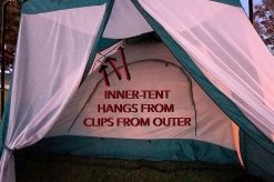 Walrus Cascade Condo -Professional Outdoor Equipment Store INNER HANGS BY CLIPS FROM OUTER DSC06811