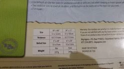 Big Agnes Third Degree Foam Pad -Professional Outdoor Equipment Store Label3