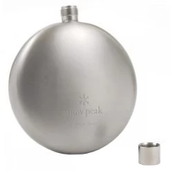 Snow Peak Titanium Curved Flask -Professional Outdoor Equipment Store ONECOL 130