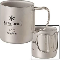 Snow Peak Ti-Double 450 Cup -Professional Outdoor Equipment Store SNO0034