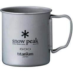 Snow Peak Titanium Single Wall 600 Cup -Professional Outdoor Equipment Store SPKSWC6N