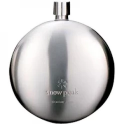 Snow Peak Titanium Curved Flask -Professional Outdoor Equipment Store l24491