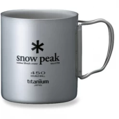 Snow Peak Ti-Double 450 Cup -Professional Outdoor Equipment Store l456515 2