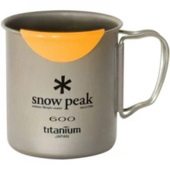 Snow Peak Titanium Single Wall 600 Cup -Professional Outdoor Equipment Store l5199