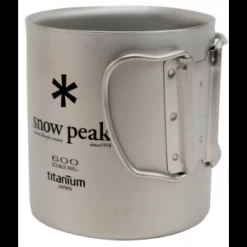 Snow Peak Titanium Single Wall 600 Cup -Professional Outdoor Equipment Store l807500