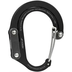 Heroclip Medium -Professional Outdoor Equipment Store opplanet heroclip qliplet small stealth black her 210012 010 main